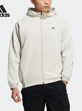 Adidas/阿迪达斯正品春季新款男子休闲简约连帽外套HY5836