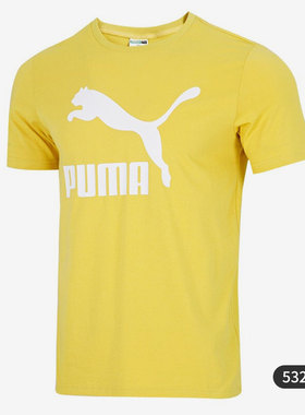 Puma/彪马正品秋冬季男子休闲印花圆领短袖T恤532280-31