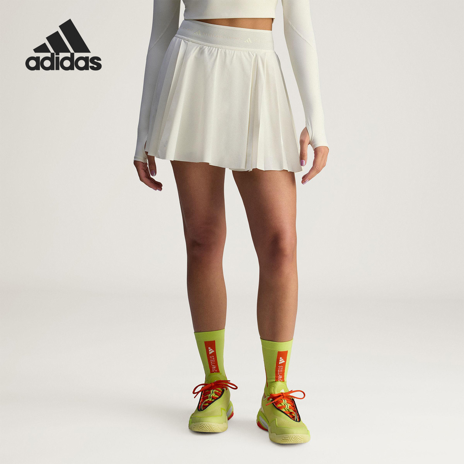 Adidas/阿迪达斯正品PLTD SKORT女士网球运动百褶裙裤JW4573