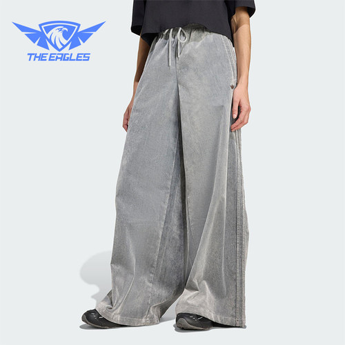 Adidas/阿迪达斯正品三叶草女士休闲阔腿运动日常耐穿长裤JW7331