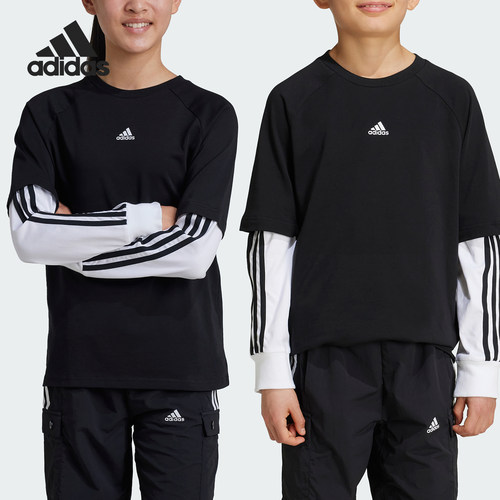 Adidas/阿迪达斯正品StretJamStret休闲舒适长袖T恤IV7049