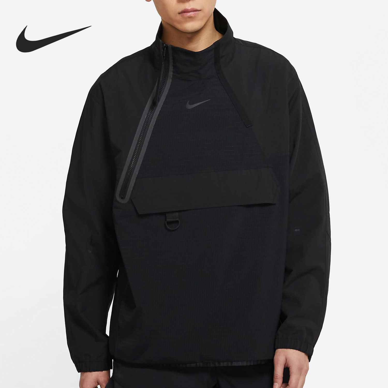 Nike/耐克正品半拉链立领男子休闲运动夹克外套 DC6988-010
