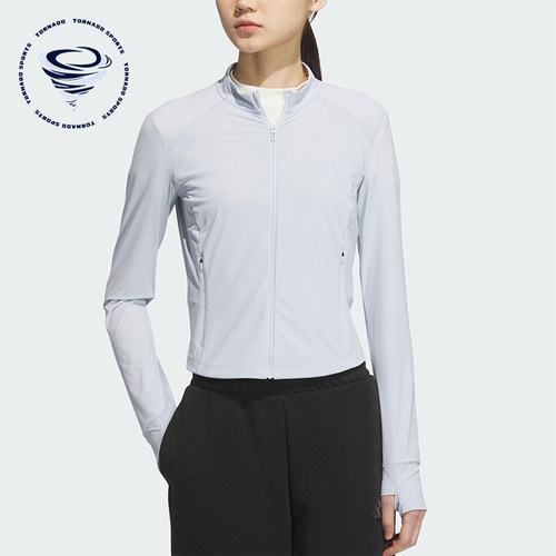 Adidas/阿迪达斯正品TECH KNIT JACKET女士经典防晒外套KE5780