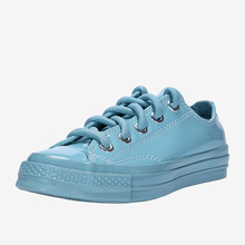Converse匡威正品新款女子1970S蓝色漆皮亮面休闲低帮板鞋571617C