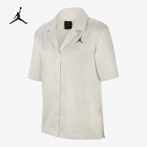 Nike/耐克正品JORDAN 女子休闲运动衬衫短袖T恤 DM5229-104