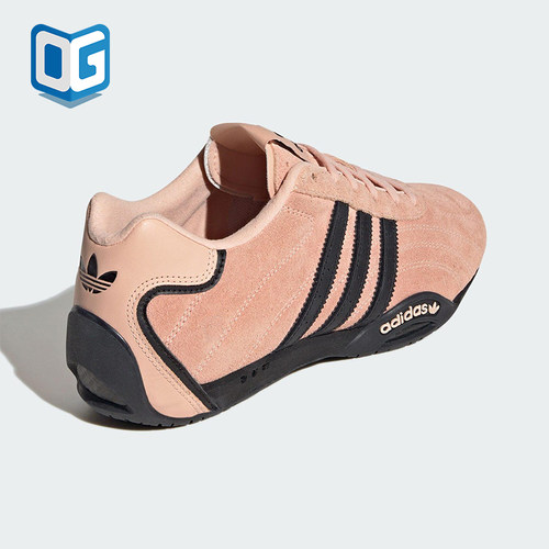 Adidas/阿迪达斯正品三叶草女士赛车经典透气系带运动鞋JS0299