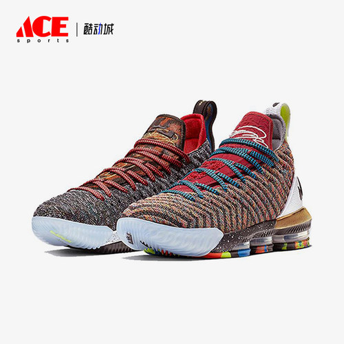 Nike/耐克正品Lebron 16 What The男士实战篮球鞋BQ6582-900