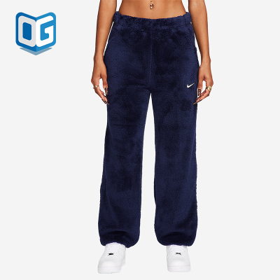 Nike/耐克正品秋冬NOCTA女士运动宽松中腰保暖复古长裤DV3643-410