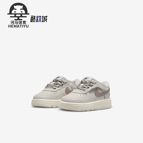 Nike/耐克正品 Force 1婴童透气魔术贴休闲轻便运动鞋IH4497-100