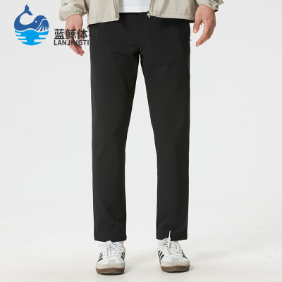 Adidas/阿迪达斯正品男士黑色训练舒适透气经典运动跑步裤KG0804