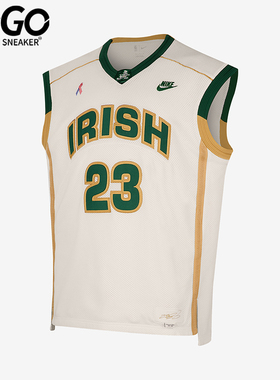 Nike/耐克正品2025男士V领套头透气经典篮球背心T恤IF0292-133