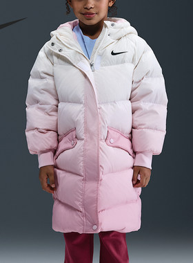 Nike/耐克正品2025冬季小童时尚宽松轻便羽绒服IQ9980-663