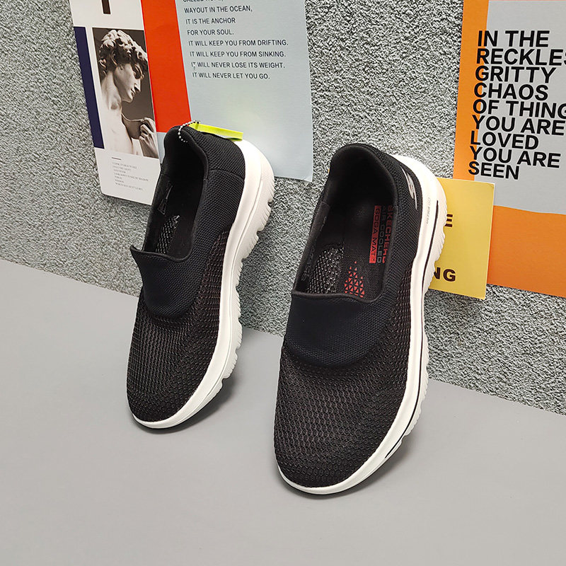 Skechers/斯凯奇正品【GO 系列】男子一脚蹬懒人休闲健步鞋