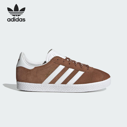 Adidas阿迪达斯正品GAZELLE大童低帮运动休闲百搭舒适板鞋IF9802