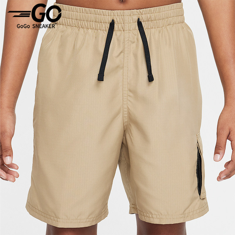 Nike/耐克正品2025夏季大童简约宽松透气沙滩短裤DX6095-297,童装/婴儿装/亲子装,裤子,淘宝优惠券,粉丝福利购,淘宝优惠卷