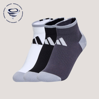 Adidas/阿迪达斯正品ANKLESOCKS新款儿童黑白色经典运动袜KS0270