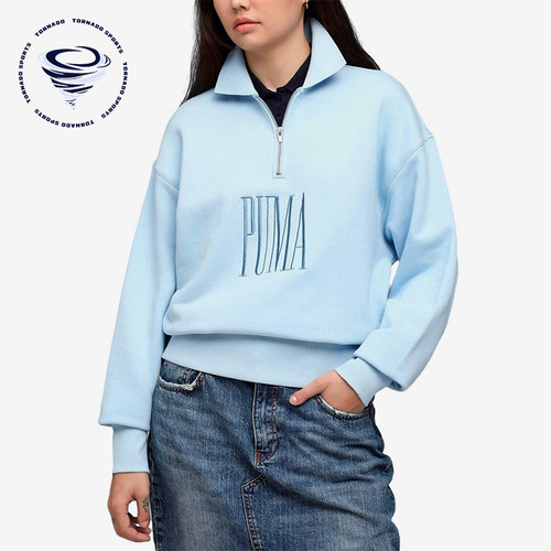 Puma/彪马正品PremiumEssentials套头经典简约亲肤卫衣632056-48