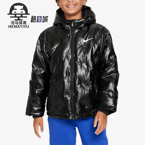 耐克正品大童保暖运动羽绒服