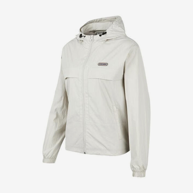 Skechers/斯凯奇正品2023新款女子时尚简约梭织连帽运动外套,运动服/休闲服装,运动茄克/外套,淘宝优惠券,粉丝福利购,淘宝优惠卷