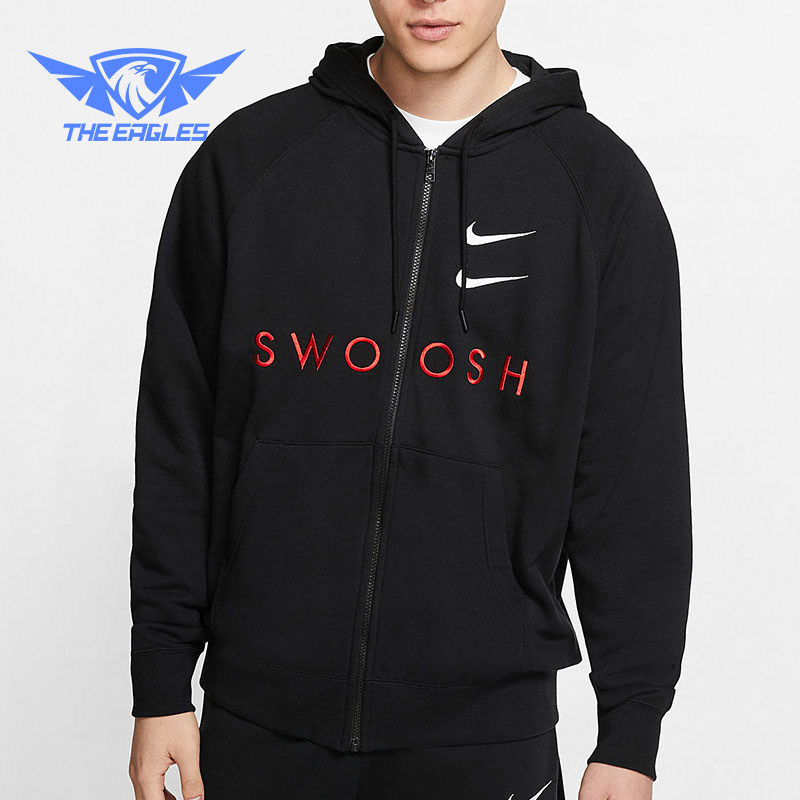 耐克男士透气针织夹克外套