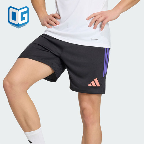 Adidas/阿迪达斯正品夏季款男士运动简约刺绣训练短裤KS0301