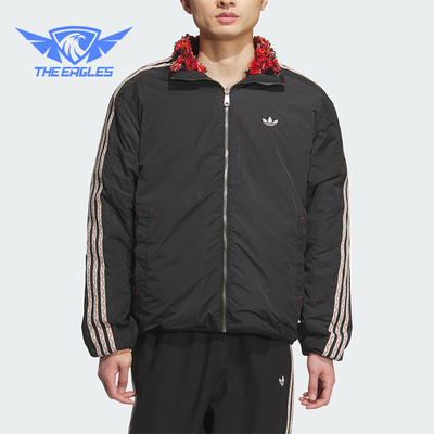 Adidas/阿迪达斯正品三叶草男士休闲双面穿立领宽松外套KC0105