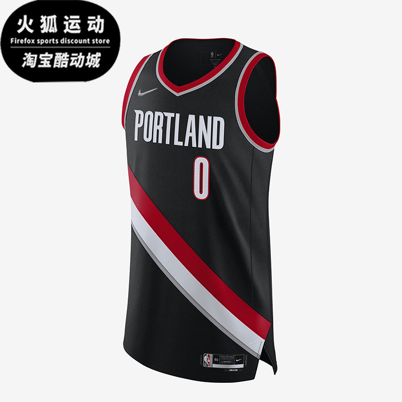 Nike/耐克正品NBA AU球员版字母印花篮球背心T恤DB3328-010