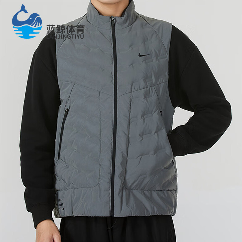 Nike/耐克正品休闲保暖新款男士运动综训跑步反光马甲FZ1132-035