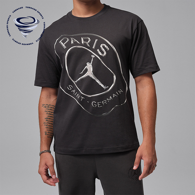 Nike/耐克正品JORDAN男士圆领套头透气经典运动短袖IF3808-018