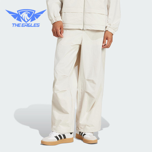 Adidas/阿迪达斯正品三叶草男士宽松休闲梭织工装运动裤JD5894