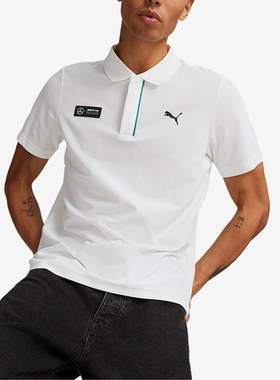 Puma/彪马正品Mercedes AMG男士简约跑步户外POLO衫538478-03