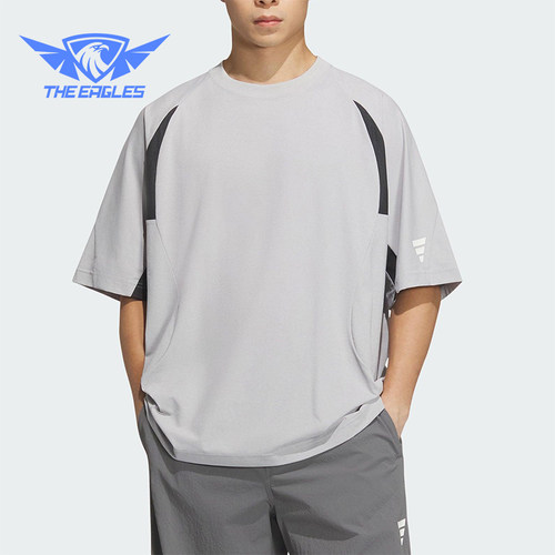 Adidas/阿迪达斯正品FOS T-SHIRT男士宽松经典针织日常短袖KB4620