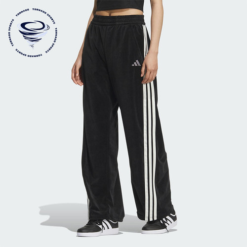 Adidas/阿迪达斯正品2025 STORY女士运动丝绒宽松香蕉裤KC0179