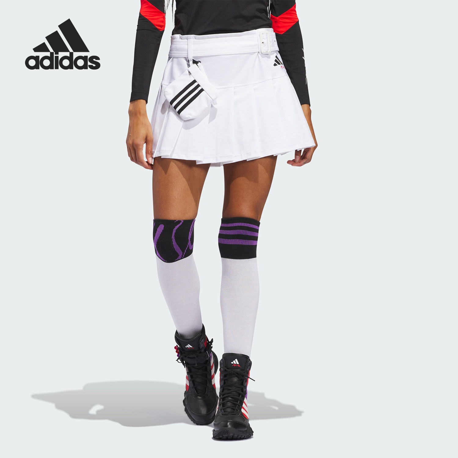 Adidas/阿迪达斯正品新款女士可拆卸高尔夫二合一短裙IT0874