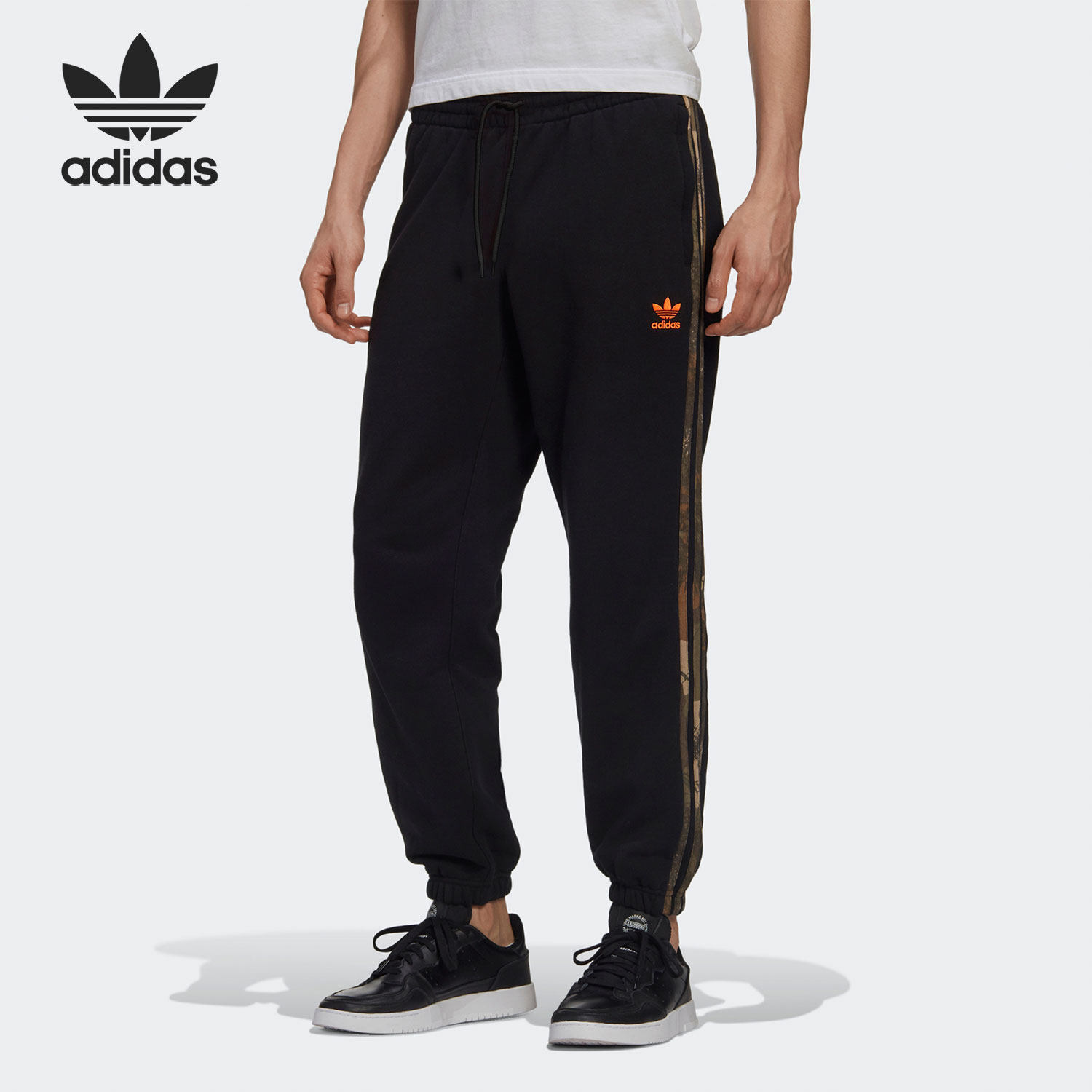 Adidas/阿迪达斯正品三叶草 CAMO SWEATPANT 男子运动裤 GD5948