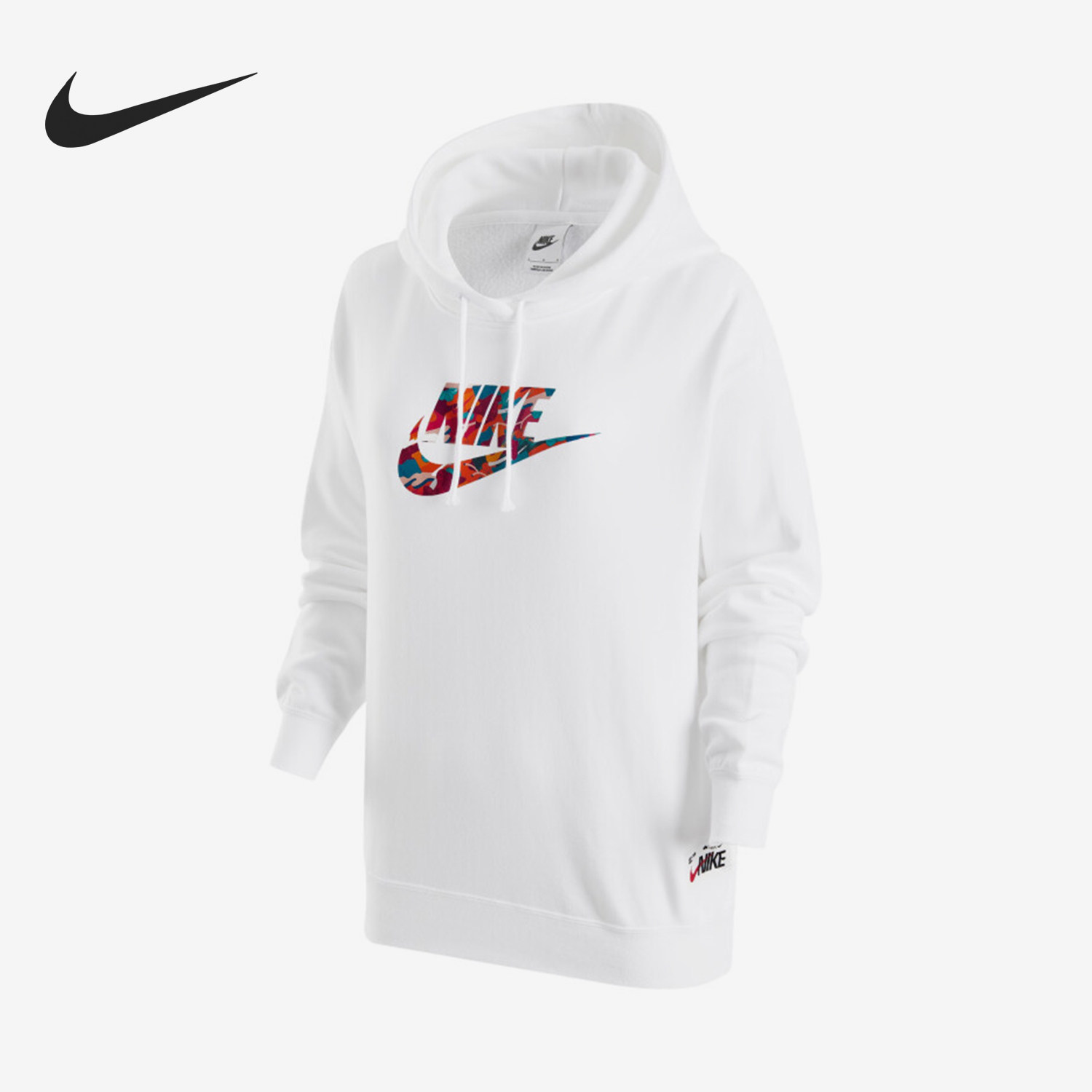 耐克女士简约休闲连帽卫衣