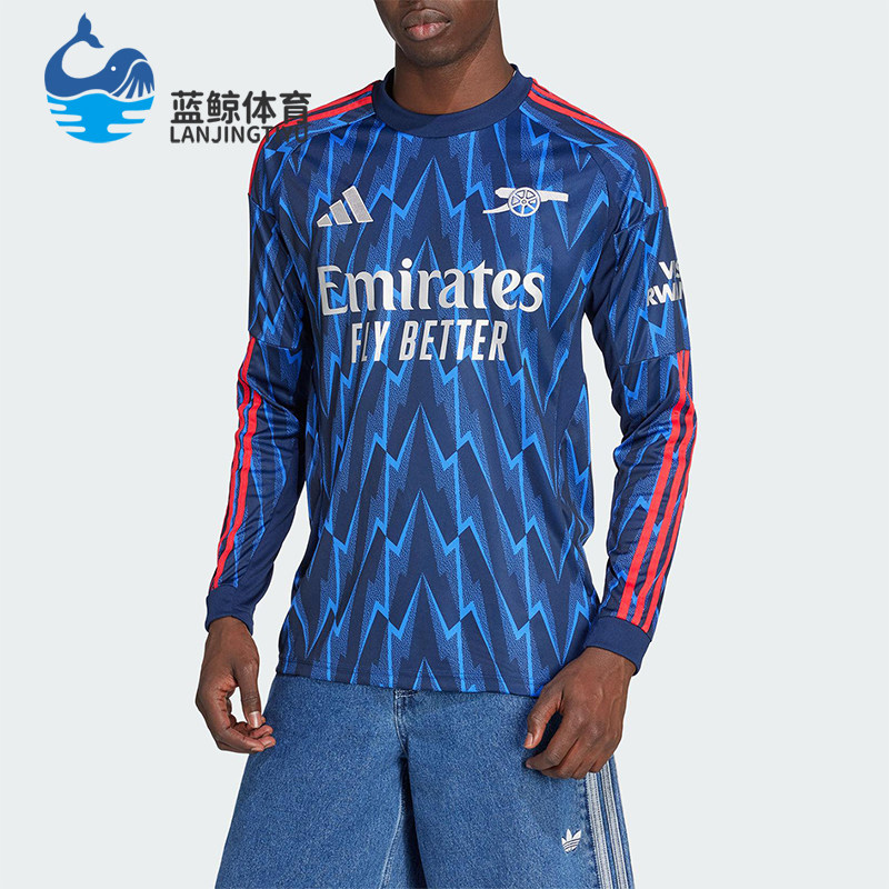 Adidas/阿迪达斯正品ARSENAL 25/26男士运动足球长袖球衣JI9525