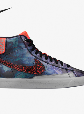 Nike/耐克正品男士圆头系带平跟防滑轻便中帮板鞋598124-800