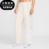 Nike 103 IF0219 耐克正品 Sportswear女士运动中腰拼接刺绣长裤