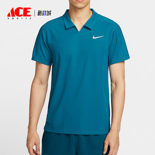 Nike/耐克正品NikeCourtSlamDri-FITADV网球经典POLO衫HM6753-301