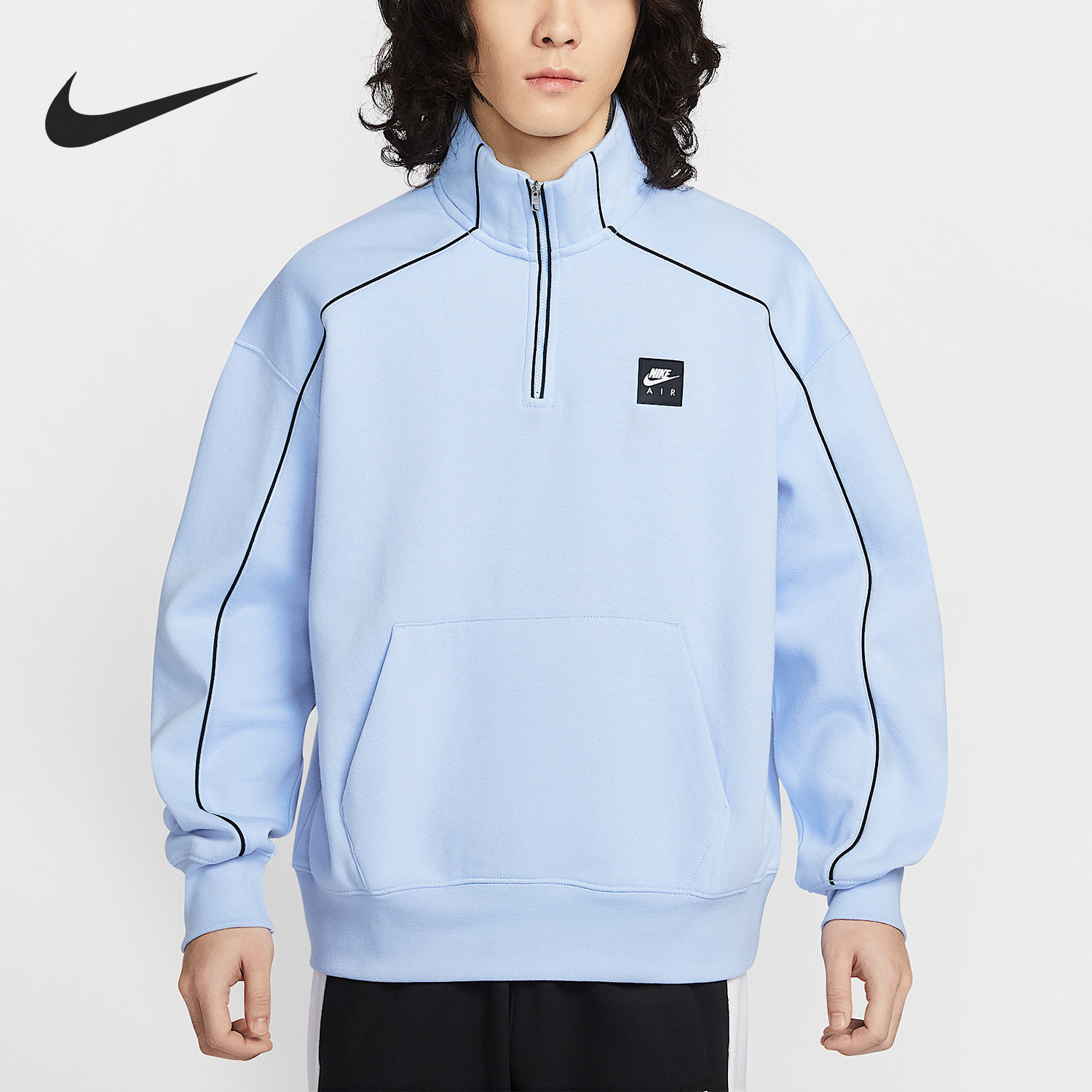 Nike/耐克正品2026春季款男士套头立领休闲针织卫衣II3144-407,运动服/休闲服装,运动卫衣/套头衫,淘宝优惠券,粉丝福利购,淘宝优惠卷