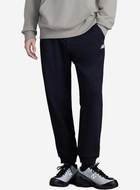 New Balance/NB正品2025新款男子宽松透气束脚长裤MLF13131-BK