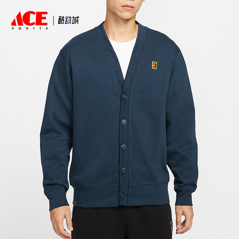 Nike/耐克正品Court Fairway男士长袖针织休闲运动开衫IM9362-478