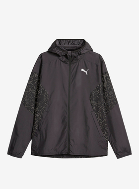 Puma/彪马正品RUN AOP LIGHTWEIGHT男士跑步外套524193-01