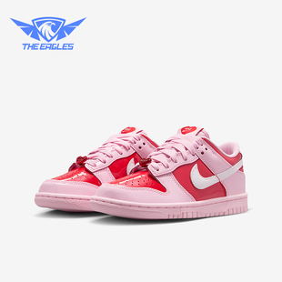 Low Dunk 耐克正品 663 低帮系带运动鞋 IQ0218 GS女子大童经典 Nike