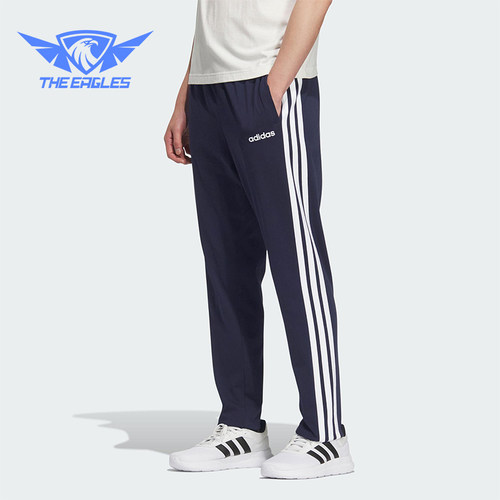 Adidas/阿迪达斯正品春季款男女运动经典三条纹直筒长裤KB0785