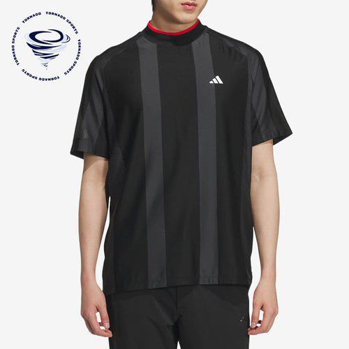 Adidas/阿迪达斯正品男黑色时尚潮流休闲经典舒适短袖T恤JG1317