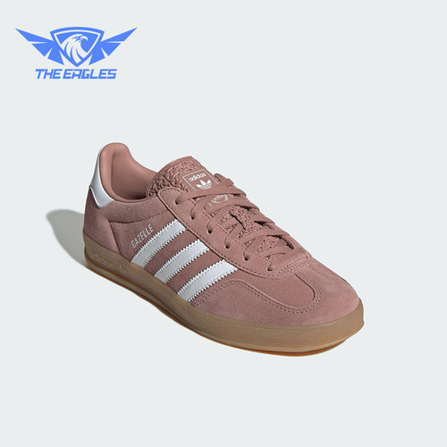 Adidas/阿迪达斯正品三叶草女士休闲绒面革复古经典板鞋JS1397