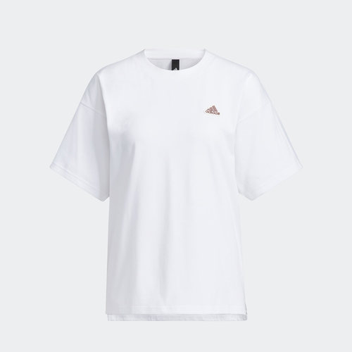Adidas/阿迪达斯正品夏季新款女子宽松休闲套头短袖T恤IA5249