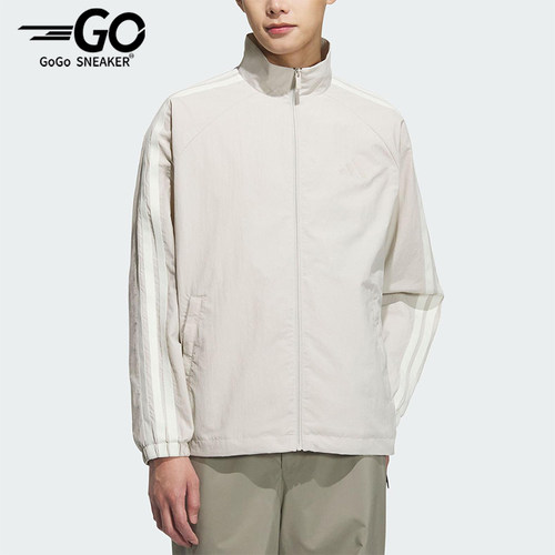 Adidas/阿迪达斯正品2025春款男士经典休闲插肩袖户外外套KC3894